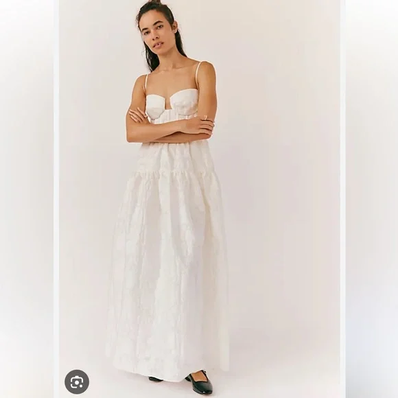 knee length dresses for ladies The Windsor Maxi Dress | Cranberry Romance main image 0